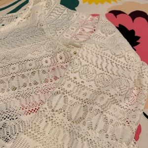 Ralph Lauren White Swimsuit Coverup (size 6 / 8)